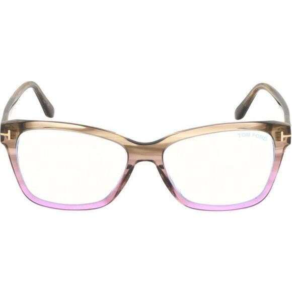 New Authentic Tom Ford FT5597-B/V 020 Square Eyeglasses - Picture 2 of 2